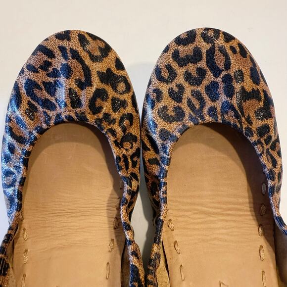 Tieks leopard ballet flats LEOPARD animal print leather women's size 7 EXCELLENT - Picture 6 of 16